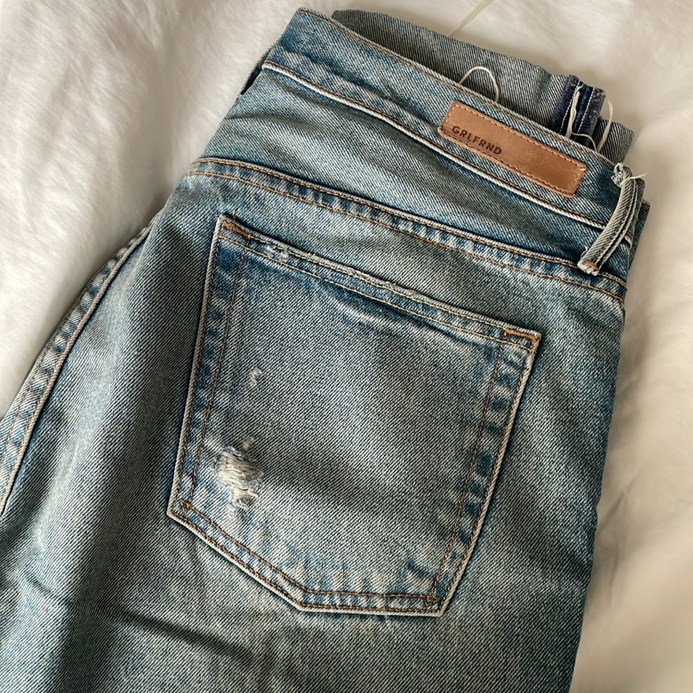 Grlfriend distressed denim